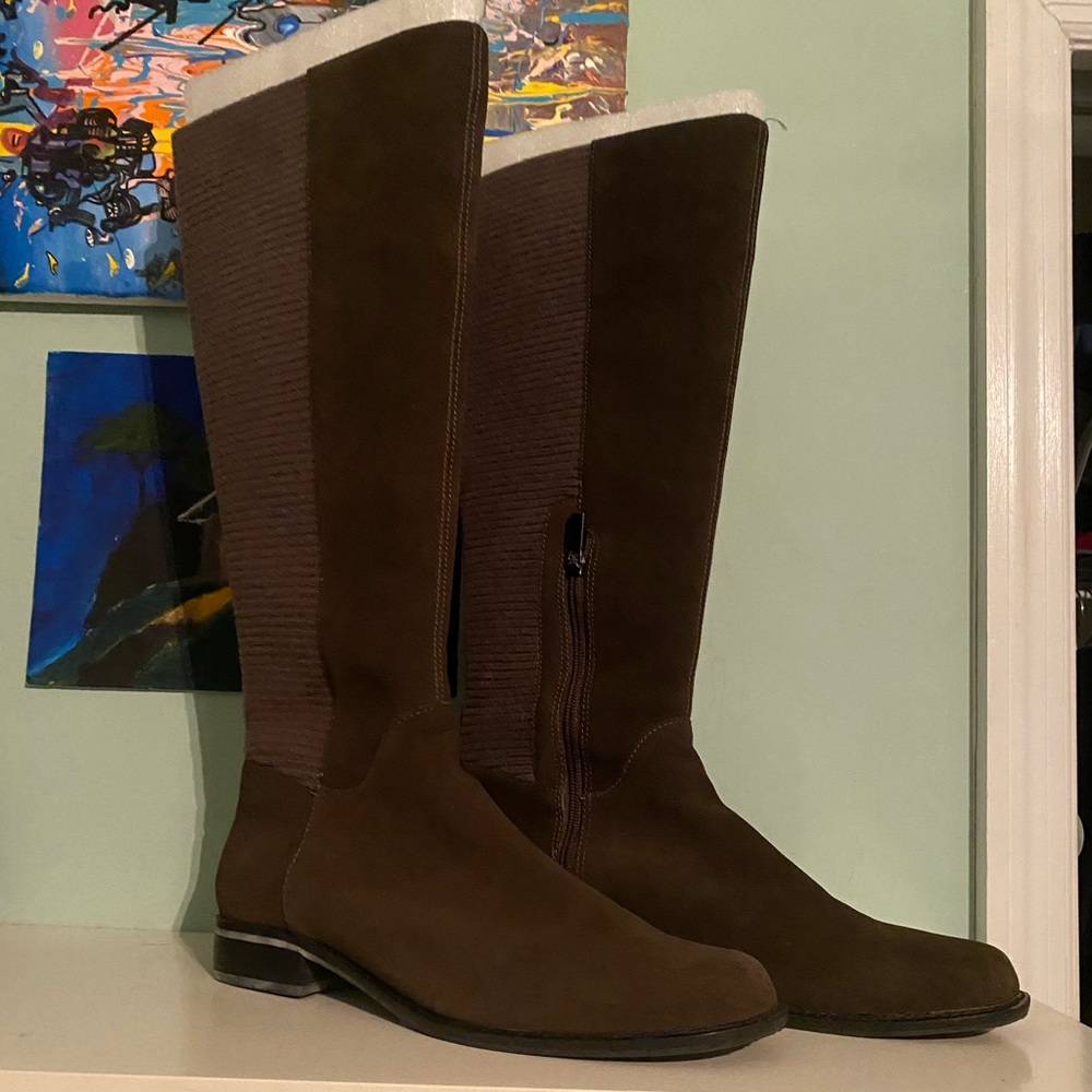 Leather Knee Boots